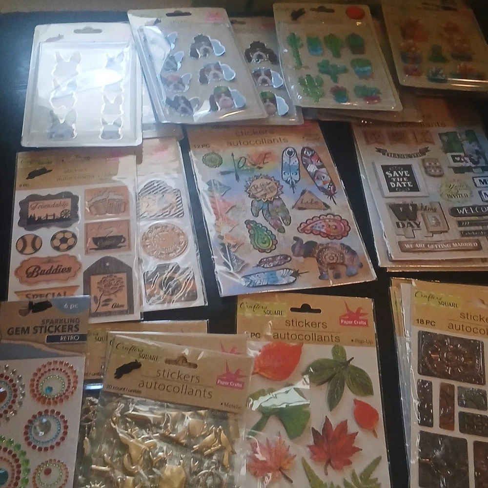 Assorted Craft Sticker Sheets - Picture 2 of 3